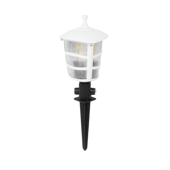 GloboStar® ZARDIN 203-0241 Vintage Καρφωτό Φωτιστικό Φαναράκι Μονόφωτο 1 x E27 IP44 Λευκό Πλαστικό Σώμα - Μ16 x Π16 x Υ51cm GloboStar® ZARDIN 203-0241 Vintage Καρφωτό Φωτιστικό Φαναράκι Μονόφωτο 1 x E27 IP44 Λευκό Πλαστικό Σώμα - Μ16 x Π16 x Υ51cm