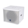 GloboStar® FDB ES112SA 98007 Facilities Speaker - Ενεργό Αυτοενισχυόμενο Ηχείο Subwoofer Εγκαταστάσεων Επιδαπέδιο με Ψηφιακό Ενισχυτή BA1.6 AC 220V/50-60Hz - 600W RMS (1400W Peak) - 1 x 12 Inches LF - IP20 - Λευκό - Μ44.5 x Π44.5 x Υ37.5cm