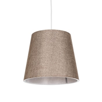 GLOBOSTAR® CONEY 203-0073 Μοντέρνο Κρεμαστό Φωτιστικό Οροφής με Ντουί 1 x E27 AC 220-240V IP20 - Καφέ - Μ26 x Π26 x Υ25cm