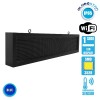 GloboStar® 90253 Κυλιόμενη Ψηφιακή Επιγραφή P10 LED SMD AC 220-240V με Wi-Fi - Αδιάβροχή IP54 - Μονής Όψης - Μ104 x Π9 x Υ24cm Μπλε
