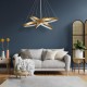 GLOBOSTAR® NEMESIS TRIO 61172-DECO Μοντέρνο Κρεμαστό Φωτιστικό Οροφής LED 120W 14723lm 360° AC 220-240V IP20 Ρυθμιζόμενο Λευκό CCT με Χειριστήριο από 2700K έως 6000K Dimmable - Lumileds SMD Chip - Χρυσό Βούρτσας - Μ40 x Π60 x Υ80cm - 3 Χρόνια Εγγύηση GloboStar® NEMESIS TRIO 61172-DECO Κρεμαστό Φωτιστικό Δαχτυλίδι-Κύκλος LED CCT 120W 14723lm 360° AC 220-240V - Εναλλαγή Φωτισμού μέσω Τηλεχειριστηρίου All In One Ψυχρό 6000k+Φυσικό 4500k+Θερμό 2700k Dimmable Φ40+60+80cm - Χρυσό Βούρτσας - 3 Years Warranty