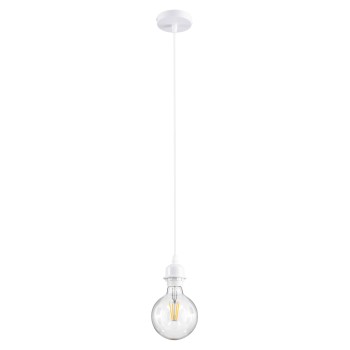 GLOBOSTAR® HANNA 36217 Boho Κρεμαστό Φωτιστικό Οροφής με Ντουί 1 x E27 AC 220-240V IP20 - Λευκό - Μ4 x Π4 x Υ110cm
