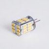 GLOBOSTAR® G4BACK 76136 Λάμπα G4 LED 6W 600lm 320° DC 12-24V IP20 Θερμό Λευκό 2700K Dimmable - Sanan SMD Chip - Back Pin - Μ1.9 x Π1.9 x Υ3.7cm - 2 Χρόνια Εγγύηση