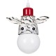 GloboStar® ZEBRA 00639 Παιδικό Κρεμαστό Φωτιστικό Φιγούρα Μονόφωτο 1 x E27 IP20 Λευκό, Μαύρο & Κόκκινο Μέταλλο - Μ19 x Π10.5 x Υ13.5cm GloboStar® ZEBRA 00639 Παιδικό Κρεμαστό Φωτιστικό Φιγούρα Μονόφωτο 1 x E27 IP20 Λευκό, Μαύρο & Κόκκινο Μέταλλο - Μ19 x Π10.5 x Υ13.5cm