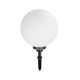 GLOBOSTAR® AGROS 61709 Φωτιστικό Κήπου / Καρφωτό με Ντουί 1 x E27 AC 220-240V Αδιάβροχο IP65 - Λευκό & Μάυρο - Μ40 x Π40 x Υ74cm GLOBOSTAR® AGROS 61709 Φωτιστικό Κήπου / Καρφωτό με Ντουί 1 x E27 AC 220-240V Αδιάβροχο IP65 - Λευκό & Μάυρο - Μ40 x Π40 x Υ74cm