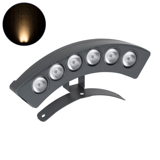 GLOBOSTAR® TREELIGHT-PLANTE 90456 Κυρτή Μπάρα Φωτισμού Wall Washer για Φυτά - Δέντρα LED 6W 660lm 15° DC 24V Αδιάβροχο IP65 Θερμό Λευκό 2700K Dimmable - Γκρι Ανθρακί - Μ17.5 x Π4.5 x Υ8cm - 3 Χρόνια Εγγύηση GLOBOSTAR® TREELIGHT-PLANTE 90456 Κυρτή Μπάρα Φωτισμού Wall Washer για Φυτά - Δέντρα LED 6W 660lm 15° DC 24V Αδιάβροχο IP65 Θερμό Λευκό 2700K Dimmable - Γκρι Ανθρακί - Μ17.5 x Π4.5 x Υ8cm - 3 Χρόνια Εγγύηση