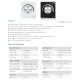 GloboStar® 71455 S1-K SKYDANCE AC Smart RF 2.4Ghz & Ροοστάτη - Push ON/OFF Triac Dimming AC100-240V σε AC100-240V 1 x 1.5A 360W - Max 1.5A 360W - IP20 - Μαύρο Σώμα - Μ8.5 x Π8.5 x Υ5cm - 5 Years Warranty GloboStar® 71455 S1-K SKYDANCE AC Smart RF 2.4Ghz & Ροοστάτη - Push ON/OFF Triac Dimming AC100-240V σε AC100-240V 1 x 1.5A 360W - Max 1.5A 360W - IP20 - Μαύρο Σώμα - Μ8.5 x Π8.5 x Υ5cm - 5 Years Warranty