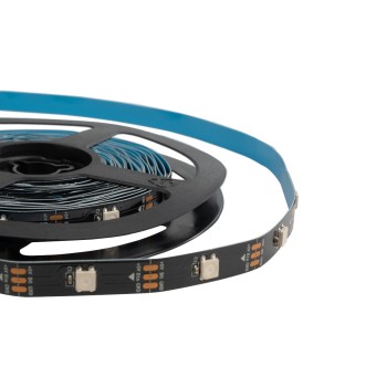 GLOBOSTAR® DIGISTRIP 90757 Σετ Ψηφιακής Pixel Addressable Ταινίας με IR Ασύρματο Χειριστήριο LED 36W 2160lm 120° DC 5V με USB 2.0 IP20 150 x SMD5050 Chip 150 x Pixel Πολύχρωμο RGB Dimmable SPI/TTL Protocol - Sanan SMD Chip - Μ500 x Π1 x Υ0.2cm - Ρολό 5 Μέ