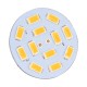 GloboStar® 76103 Λάμπα G4 Back Pin LED 12 SMD 5630 4.5W 8V-32V 410lm 120° Θερμό Λευκό 3000K Dimmable