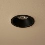 kelvo® DELTA KLV-101-0032 Χωνευτό Φωτιστικό Downlight Σποτ για Λάμπα MR16 με Ντουί GU10 AC 220-240V IP20 - Μαύρο Ματ - Μ8.5 x Π8.5 x Υ3.5cm / Q7.5cm
