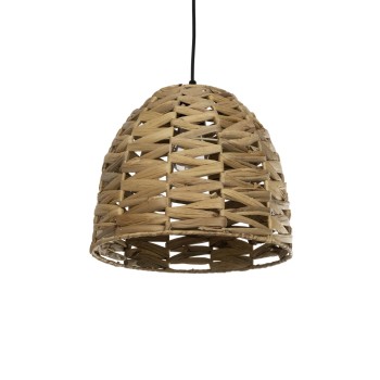 GLOBOSTAR® MEKA 204-0165 Boho Κρεμαστό Φωτιστικό Οροφής με Ντουί 1 x E27 AC 220-240V IP20 - Μπεζ - Μ30 x Π30 x Υ28cm