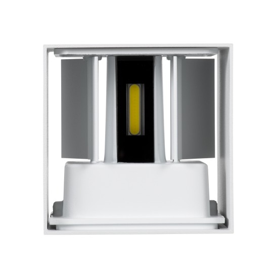 GloboStar® AXIS-S 60566 Φωτιστικό Τοίχου - Απλίκα Αρχιτεκτονικού Φωτισμού Εσωτερικού/Εξωτερικού Χώρου Up & Down LED 10W 1250lm 10 έως 60° AC 220-240V Αδιάβροχο IP65 Μ10 x Π10 x Υ10cm - Ψυχρό Λευκό 6000K - Λευκό - Bridgelux Chip - 3 Χρόνια Εγγύηση GloboStar® AXIS-S 60566 Φωτιστικό Τοίχου - Απλίκα Αρχιτεκτονικού Φωτισμού Εσωτερικού/Εξωτερικού Χώρου Up & Down LED 10W 1250lm 10 έως 60° AC 220-240V Αδιάβροχο IP65 Μ10 x Π10 x Υ10cm - Ψυχρό Λευκό 6000K - Λευκό - Bridgelux Chip - 3 Χρόνια Εγγύηση