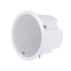 GLOBOSTAR® FDB C800T 98013 Χωνευτό Παθητικό Ηχείο Εγκαταστάσεων με Μετασχηματιστή 100V & 8Ω - 50W RMS (100W Peak) - 1 x 8" Inches LF & 1 x 1" Inches HF - IP20 - Λευκό - Μ28 x Π28 x Υ21cm / Q24.5 x 17.7cm - 2 Χρόνια Εγγύηση