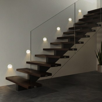 kelvo® STEPART KLV-101-0076 Χωνευτό Φωτιστικό Σκαλοπατιού / Διαδρόμου LED 3W 375lm 45° AC 220-240V Αδιάβροχο IP65 Θερμό Λευκό 2700K - Lumileds SMD Chip & TÜV SÜD Driver - Λευκό Ματ - Μ8.3 x Π4.5 x Υ8.3cm / Q6.6 x 6.6cm - 5 Χρόνια Εγγύηση