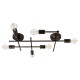 GloboStar® PIPING 00666-1 Vintage Φωτιστικό Οροφής Πλέγμα Πολύφωτο 6 x E27 IP20 Μπρούτζινο Μέταλλο - Μ66 x Π9.5 x Υ49cm GloboStar® PIPING 00666-1 Vintage Φωτιστικό Οροφής Πλέγμα Πολύφωτο 6 x E27 IP20 Μπρούτζινο Μέταλλο - Μ66 x Π9.5 x Υ49cm