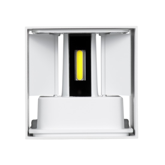 GloboStar® AXIS-S 60566 Φωτιστικό Τοίχου - Απλίκα Αρχιτεκτονικού Φωτισμού Εσωτερικού/Εξωτερικού Χώρου Up & Down LED 10W 1250lm 10 έως 60° AC 220-240V Αδιάβροχο IP65 Μ10 x Π10 x Υ10cm - Ψυχρό Λευκό 6000K - Λευκό - Bridgelux Chip - 3 Χρόνια Εγγύηση GloboStar® AXIS-S 60566 Φωτιστικό Τοίχου - Απλίκα Αρχιτεκτονικού Φωτισμού Εσωτερικού/Εξωτερικού Χώρου Up & Down LED 10W 1250lm 10 έως 60° AC 220-240V Αδιάβροχο IP65 Μ10 x Π10 x Υ10cm - Ψυχρό Λευκό 6000K - Λευκό - Bridgelux Chip - 3 Χρόνια Εγγύηση