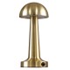 GloboStar® COCO 76512 Μοντέρνο Επιτραπέζιο Φωτιστικό Πορτατίφ LED 1.5W 105lm 120° DC 5V Επαναφορτιζόμενο με Μπαταρία Li-ion 1800mAh - Διακόπτη Αφής με 3 Εντάσεις Φωτισμού Θερμό Λευκό 2700K Dimmable - Φ10 x 22cm - Χρυσό
