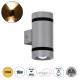 GloboStar® CANNONAL 60576 Φωτιστικό Τοίχου - Απλίκα Αρχιτεκτονικού Φωτισμού Εσωτερικού Χώρου Up & Down LED 10W 1150lm 30° AC 220-240V IP20 Μ5 x Π6.5 x Υ11cm - Θερμό Λευκό 2700K - Γκρι Ανθρακί με Μαύρο - Bridgelux Chip - 3 Χρόνια Εγγύηση GloboStar® CANNONAL 60576 Φωτιστικό Τοίχου - Απλίκα Αρχιτεκτονικού Φωτισμού Εσωτερικού Χώρου Up & Down LED 10W 1150lm 30° AC 220-240V IP20 Μ5 x Π6.5 x Υ11cm - Θερμό Λευκό 2700K - Γκρι Ανθρακί με Μαύρο - Bridgelux Chip - 3 Χρόνια Εγγύηση
