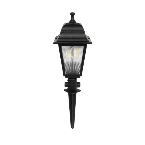 GloboStar® SOLME 203-0213 Vintage Καρφωτό Φωτιστικό Φαναράκι Μονόφωτο 1 x E27 IP44 Μαύρο Πλαστικό Σώμα - Μ15 x Π15 x Υ50cm GloboStar® SOLME 203-0213 Vintage Καρφωτό Φωτιστικό Φαναράκι Μονόφωτο 1 x E27 IP44 Μαύρο Πλαστικό Σώμα - Μ15 x Π15 x Υ50cm
