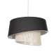 GloboStar® ALINA 203-0131 Μοντέρνο Κρεμαστό Φωτιστικό Καπέλο Μονόφωτο 1 x E27 IP20 Μαύρο & Λευκό Ύφασμα - Μ30 x Π30 x Υ93cm GloboStar® ALINA 203-0131 Μοντέρνο Κρεμαστό Φωτιστικό Καπέλο Μονόφωτο 1 x E27 IP20 Μαύρο & Λευκό Ύφασμα - Μ30 x Π30 x Υ93cm