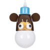 GloboStar® MONKEY 00640 Παιδικό Κρεμαστό Φωτιστικό Φιγούρα Μονόφωτο 1 x E27 IP20 Πολύχρωμο Μέταλλο - Μ14.5 x Π10.5 x Υ13.5cm