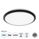 GloboStar® TUFFIN 60996 Πλαφονιέρα Οροφής LED 24W 2760lm 120° AC 220-240V Αδιάβροχη IP54 Φ30 x Υ6.5cm Ψυχρό Λευκό 6000K - Μαύρο - Bridgelux Chips - 3 Years Warranty GloboStar® TUFFIN 60996 Πλαφονιέρα Οροφής LED 24W 2760lm 120° AC 220-240V Αδιάβροχη IP54 Φ30 x Υ6.5cm Ψυχρό Λευκό 6000K - Μαύρο - Bridgelux Chips - 3 Years Warranty