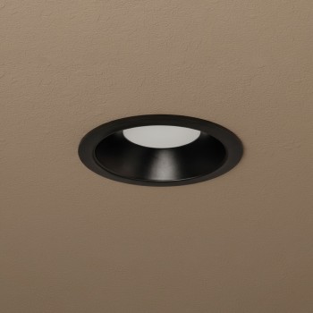 kelvo® SIGMA KLV-101-0041 Χωνευτό Φωτιστικό Downlight Σποτ Μπάνιου για Λάμπα MR16 με Ντουί GU10 AC 220-240V Αδιάβροχο IP65 - Μαύρο Ματ - Μ8.5 x Π8.5 x Υ4.4cm / Q7.5cm