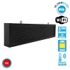 GloboStar® 90251 Κυλιόμενη Ψηφιακή Επιγραφή P10 LED SMD AC 220-240V με Wi-Fi - Αδιάβροχή IP54 - Μονής Όψης - Μ104 x Π9 x Υ24cm Κόκκινο