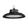 GLOBOSTAR® INDUSTRY 61502 Βιομηχανικό Φωτιστικό Καμπάνα High Bay UFO LED 200W 30000lm SDCM<5 90° AC 85-265V Αδιάβροχο IP65 IK08 Μαύρο Χυτό Αλουμίνιο - Φυσικό Λευκό 5000K - 338 x Sanan Opto SMD Chip & TÜV SÜD Driver - Μ30 x Π30 x Υ16cm - 5 Χρόνια Εγ