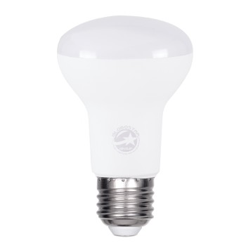 GloboStar® SPOTBULB 60079 Λάμπα E27 R63 LED 10W 970lm 120° AC 220-240V IP20 Φυσικό Λευκό 4500K - Lumileds SMD Chip - Λευκό Γαλακτερό - Μ6.3 x Π6.3 x Υ10.4cm - 3 Χρόνια Εγγύηση