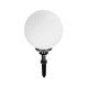 GLOBOSTAR® AGROS 61708 Φωτιστικό Κήπου / Καρφωτό με Ντουί 1 x E27 AC 220-240V Αδιάβροχο IP65 - Λευκό & Μάυρο - Μ30 x Π30 x Υ64cm GLOBOSTAR® AGROS 61708 Φωτιστικό Κήπου / Καρφωτό με Ντουί 1 x E27 AC 220-240V Αδιάβροχο IP65 - Λευκό & Μάυρο - Μ30 x Π30 x Υ64cm