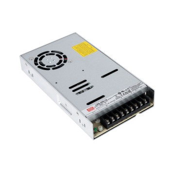 GLOBOSTAR® MEANWELL-LRS450-12 90786 Τροφοδοτικό/Μετασχηματιστής PELV 450W 37.5A DC 12V IP20 - AC 220-240V σε DC 12V / Ρυθμιζόμενo από 10.2VDC έως 13.8VDC - Μ22.5 x Π12.4 x Υ3.5cm - 3 Χρόνια Εγγύηση