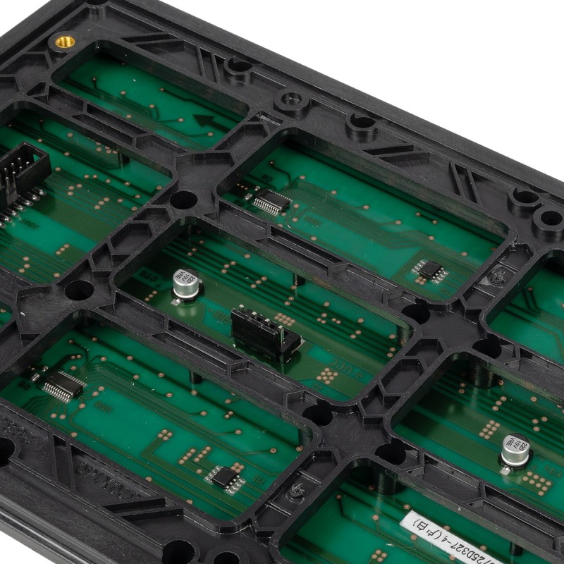 GLOBOSTAR® MODULCO 90383 Module Πλακίδιο Κυλιόμενης Ψηφιακής Επιγραφής/Οθόνης 32x16cm P10 LED 40W Nits ≥5500cd/㎡ DC 5V Αδιάβροχο IP65 Μπλε - Μ32 x Π16 x Υ1.5cm - 2 Χρόνια Εγγύηση