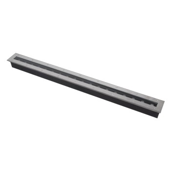 GLOBOSTAR® UNDERGROUND-REMVI 90194-Y Χωνευτή Μπάρα Φωτισμού Wall Washer LED 18W 1890lm 10° DC 24V Αδιάβροχο IP68 Ultra Θερμό Λευκό 2200K Dimmable - Bridgelux SMD Chip - Ανοξείδωτο Ατσάλι SS316 - Μ100 x Π9 x Υ7.2cm / Q98.2 x 7.6cm - 3 Χρόνια Εγγύηση
