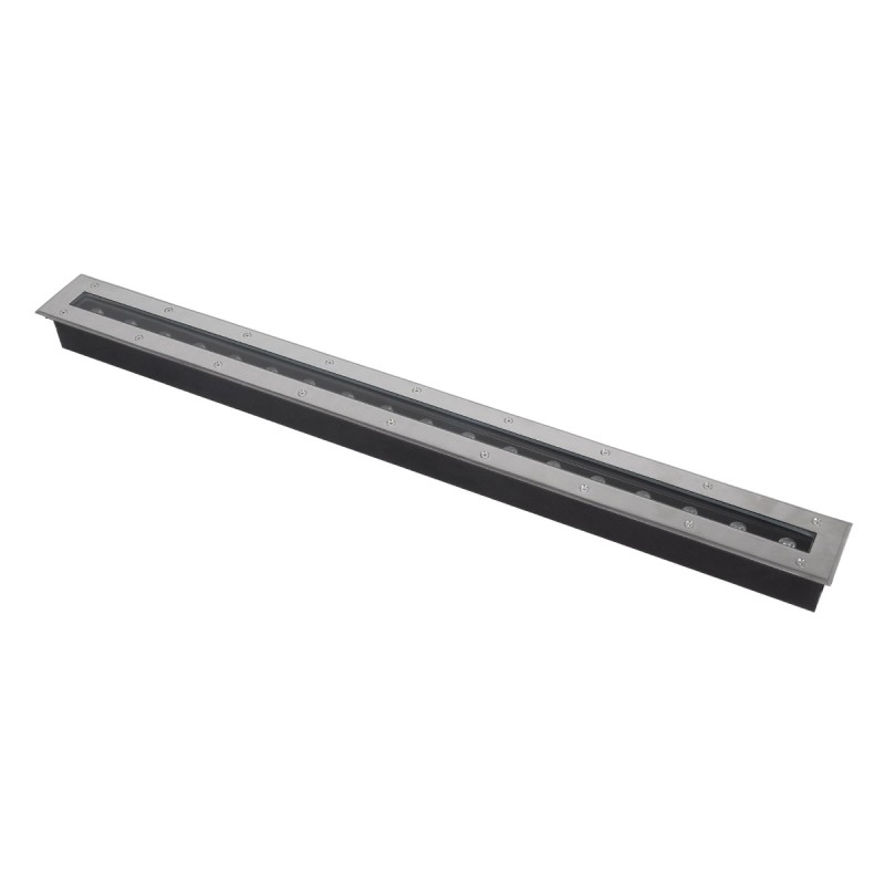 GloboStar® UNDERGROUND-REMVI 90194-Y Χωνευτό Φωτιστικό Wall Washer Δαπέδου LED 18W 1440lm 10° DC 24V Αδιάβροχο IP68 L100 x W9 x H7.2cm Αρχιτεκτονικό Πορτοκαλί 2200K - Ανοξείδωτο Ατσάλι - 3 Years Warranty