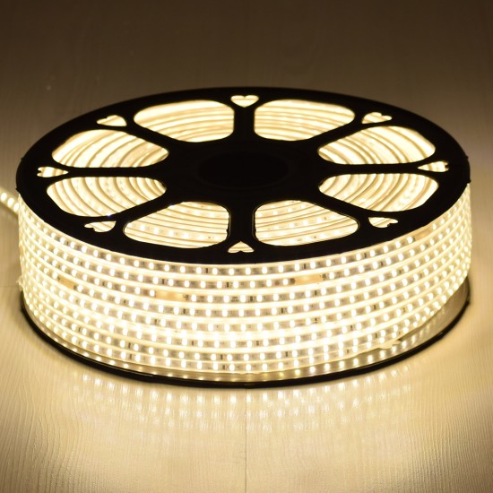 GloboStar® 70502 Slim Ταινία Μονής Σειράς Epistar LED SMD 2835 1m 12W/m 96LED/m 1608lm/m 120° DC 230V Αδιάβροχη IP68 Θερμό Λευκό 2700K Dimmable GloboStar® 70502 Slim Ταινία Μονής Σειράς Epistar LED SMD 2835 1m 12W/m 96LED/m 1608lm/m 120° DC 230V Αδιάβροχη IP68 Θερμό Λευκό 2700K Dimmable