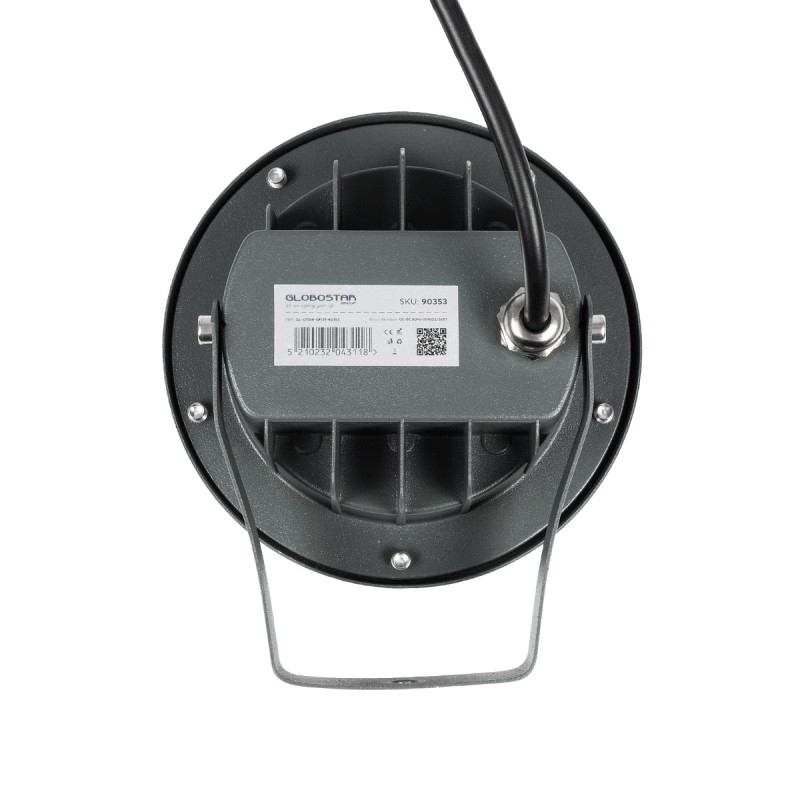 GloboStar® TREELIGHT-TZINA 90353 Σποτ Φωτισμού Ειδικό για Φυτά - Δέντρα με Βάση Κήπου / Καρφωτό LED 6W 510lm 10° DC 24V Αδιάβροχο IP65 L14 x W12.5 x H12.5cm Αρχιτεκτονικό Πορτοκαλί 2200K - Γκρι Ανθρακί - 3 Years Warranty