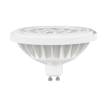 GLOBOSTAR® SPOTAR 60131 Σποτ GU10 AR111 LED 12W 1128lm 36° AC 220-240V IP20 Θερμό Λευκό 2700K Dimmable - Μ11 x Π11 x Υ6.6cm - 3 Χρόνια Εγγύηση