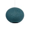 GLOBOSTAR® SOLEI 205-0010 Boho Κρεμαστό Φωτιστικό Οροφής με Ντουί 1 x E27 AC 220-240V IP20 - Τιρκουάζ - M40 x Π40 x Υ45cm