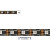 GloboStar® 90604 Digital Pixel Addressable Strip 4 PIN - Ψηφιακή Ταινία LED SMD 5050 14W/m 60LED/m 60PIXEL/m SPI/TTL Protocol IC TM1812 1152lm/m 120° DC 12V IP20 RGB - Μαύρο Σώμα - Μ5000 x Π10 x Υ2mm - Συσκευασία 5 Μέτρων - 5 Χρόνια Εγγύηση