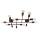 GloboStar® PIPING 00668-1 Vintage Φωτιστικό Οροφής Πλέγμα Πολύφωτο 12 x E27 IP20 Χάλκινο Μέταλλο - Μ78.5 x Π9.5 x Υ64cm GloboStar® PIPING 00668-1 Vintage Φωτιστικό Οροφής Πλέγμα Πολύφωτο 12 x E27 IP20 Χάλκινο Μέταλλο - Μ78.5 x Π9.5 x Υ64cm