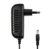 GLOBOSTAR® VOLTIX GLB-107-0002 Τροφοδοτικό/Μετασχηματιστής Class II SELV 24W 2A AC 220-240V σε DC 12V IP20 - Μαύρο Ματ - Μ8 x Π4.2 x Υ2.8cm - 3 Χρόνια Εγγύηση