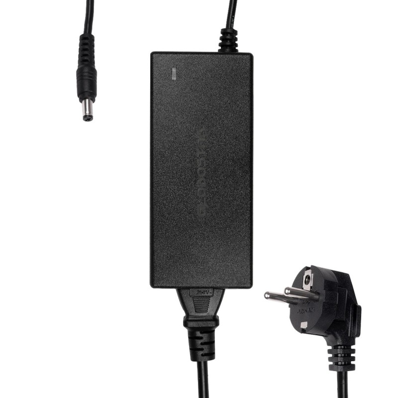GLOBOSTAR® VOLTIX GLB-107-0003 Τροφοδοτικό/Μετασχηματιστής Class II SELV 60W 5A AC 220-240V σε DC 12V IP20 - Μαύρο Ματ - Μ11.5 x Π5 x Υ3.2cm - 3 Χρόνια Εγγύηση