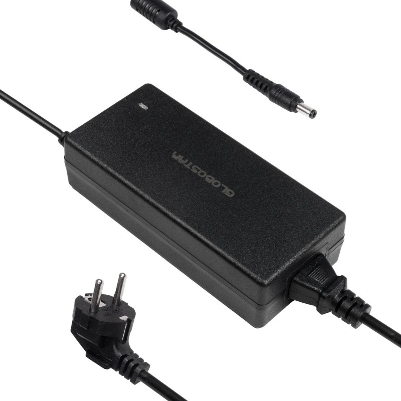 GLOBOSTAR® VOLTIX GLB-107-0004 Τροφοδοτικό/Μετασχηματιστής Class II SELV 120W 9.5A AC 220-240V σε DC 12V IP20 - Μαύρο Ματ - Μ14.2 x Π6.5 x Υ3.7cm - 3 Χρόνια Εγγύηση
