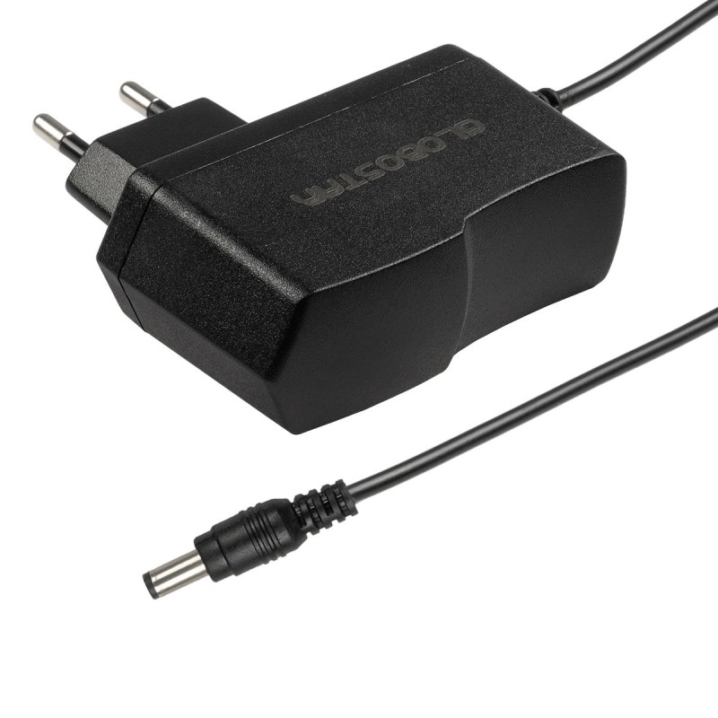 GLOBOSTAR® VOLTIX GLB-107-0005 Τροφοδοτικό/Μετασχηματιστής Class II SELV 12W 0.5A AC 220-240V σε DC 24V IP20 - Μαύρο Ματ - Μ7.3 x Π4 x Υ2.8cm - 3 Χρόνια Εγγύηση