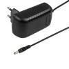 GLOBOSTAR® VOLTIX GLB-107-0006 Τροφοδοτικό/Μετασχηματιστής Class II SELV 24W 1A AC 220-240V σε DC 24V IP20 - Μαύρο Ματ - Μ8 x Π4.2 x Υ2.8cm - 3 Χρόνια Εγγύηση