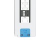 GLOBOSTAR® PLUX GLB-107-0011 Τροφοδοτικό/Μετασχηματιστής Class II SELV 60W 5A AC 220-240V σε DC 12V IP20 - Λευκό Ματ - Μ18.5 x Π6.4 x Υ2.2cm - 3 Χρόνια Εγγύηση