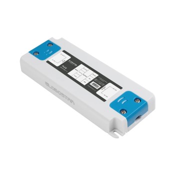 GLOBOSTAR® PLUX GLB-107-0013 Τροφοδοτικό/Μετασχηματιστής Class II SELV 36W 1.5A AC 220-240V σε DC 24V IP20 - Λευκό Ματ - Μ12.8 x Π5 x Υ1.5cm - 3 Χρόνια Εγγύηση