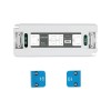 GLOBOSTAR® PLUX GLB-107-0013 Τροφοδοτικό/Μετασχηματιστής Class II SELV 36W 1.5A AC 220-240V σε DC 24V IP20 - Λευκό Ματ - Μ12.8 x Π5 x Υ1.5cm - 3 Χρόνια Εγγύηση