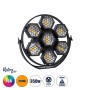 HEXA® HALO 51195 Stage Φωτιστικό Ειδικών Εφέ Digital Matrix Pixel & Blinder LED 434W 120° AC 220-240V IP20 7 x 50W COB Chip & 168 x 0.5W SMD5050 Chip Ultra Θερμό Λευκό 2200K & Πολύχρωμο RGB Dimmable DMX512 Protocol - Μ50 x Π10.5 x Υ47cm - 2 Χρ